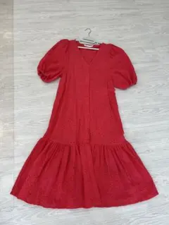 ZARA♡カットワーク 花柄刺繍 ワンピース♡ エンブロイダリー