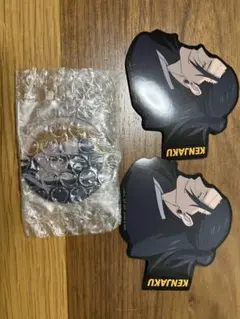 一番くじ呪術廻戦　M賞アクリルチャーム　N賞ステッカー　羂索　けんじゃく