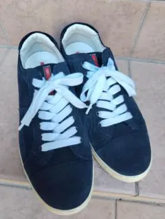 PRADA スエード スニーカー ネイビー 4E 2552のサムネイル
