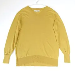 【美品】 UNTITLED アンタイトル 薄手Vネックニット カシミヤ シルク混