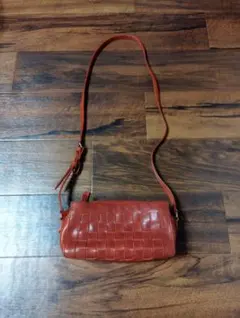 ゆりり様専用zucchero filato　カウレザー メッシュショルダーバッグ