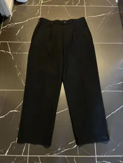 UNIQLO タックワイドパンツ ブラック Mサイズ 裾上げ済