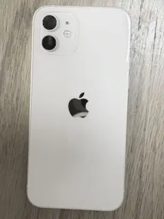 【美品】 iPhone 12 ホワイト　6.1インチ　ガラスコーティング済み