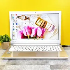 ⅰ5＆SSD搭載で快適✨おしゃれゴールド❣Windows11カメラ付き フルHD SSD搭載✨おしゃれゴールド✨フルHD カメラ 薄型 Windows11 初心者