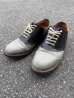 gladhand×REGAL サドルシューズ　グレー/黒 26㎝