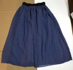 未使用 GREEN PARKS And search シフォンフレアスカート