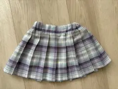 チェックスカート 120
