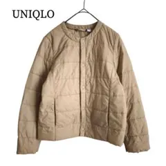 2457 美品 ユニクロ ウルトラライトダウンノーカラージャケット 130