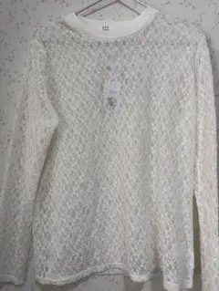 a.v.v ホワイト レース　長袖XL