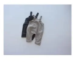 monmimi で購入　チャコールグレー　サロペット