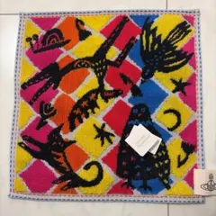 【新品未使用】Vivienne Westwood タオルハンカチ イラスト