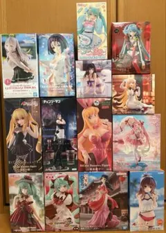 美少女　プライズフィギュア　14点セット　まとめ売り 　初音ミク レゼ　猫猫