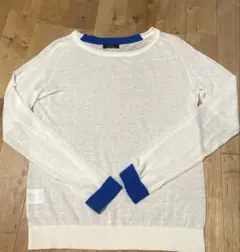 美品　Paul Smith バイカラー長袖サマーニット