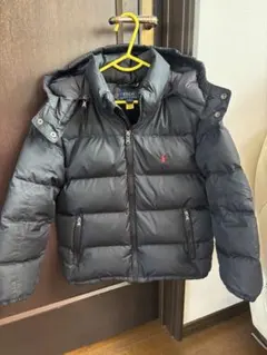 ラルフローレン　フード付き黒ダウンジャケット