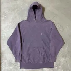 90s champion リバースウィーブ パーカー 刺繍タグ USA製 紫