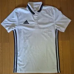 adidas ホワイト ポロシャツ