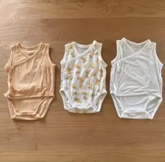 ユニクロ 60cm タンクトップメッシュ　エアリズム　70㎝肌着3枚セット