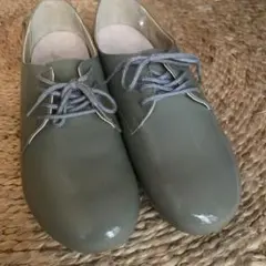 美品】ビルケンシュトック レースアップシューズ 37 24cm ナロー幅 紺