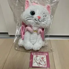 Happyくじキャットコレクション A賞マリーBIGぬいぐるみ F賞コースター