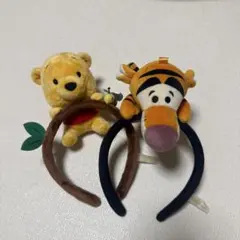 ティガー＆プーさん ぬいぐるみカチューシャ セット