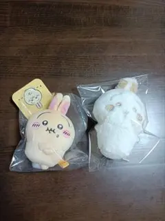 ちいかわマスコットうさぎPUN。ちいかわぬいぱれっとミルクいろうさぎ　2点セット