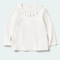 ユニクロ　クルーネックT ホワイト 110サイズ