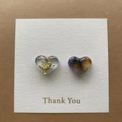 c-475アシメントリーハートピアス