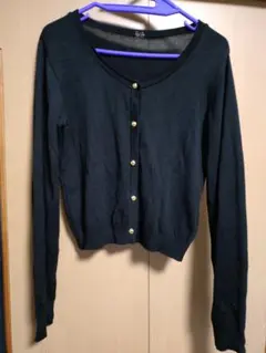 LODISPOTTO　ニットカーディガン　黒　長袖　レディース　Mサイズ