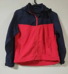 gu 赤と紺のフード付きジャンバー　マウンテンパーカー