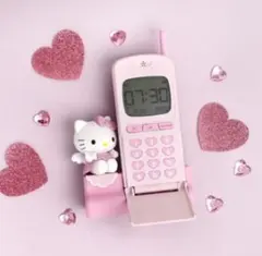 K.Hearty 新品マイメロディ ガラケー型 時計 アラーム付き 韓国 K.Hearty様専用 新品マイメロディ ガラケー型 時計 アラーム付き 韓国