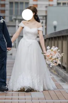 ウェディングドレス 前撮り Aライン