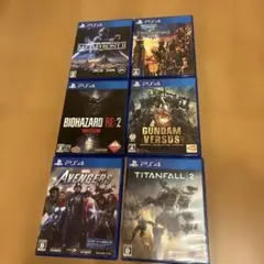 PS4ゲームソフト5本セット