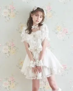 リズリサ LIZLISA / フロントカシュクールBIGリボンセットアップ