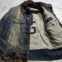 入手困難✨ドルチェ&ガッバーナ デニムジャケット レザー 切り替え