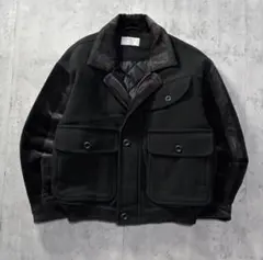 短丈 ブルゾンジャケット スエード調 アメカジ シティーボーイ　ZARA 風のサムネイル