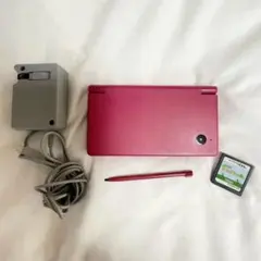 Nintendo DSi ピンク 本体 充電器付き どうぶつの森付き
