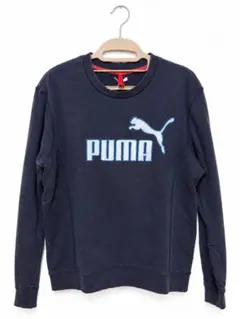 【即日発送】PUMA プーマ スウェット トレーナーネイビーLサイズ