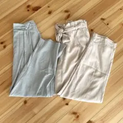 ワイドパンツ・イージーパンツ 2色セット