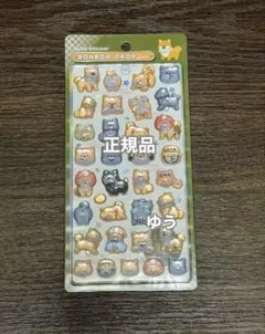 和柄・ボンボンドロップシール 柴犬