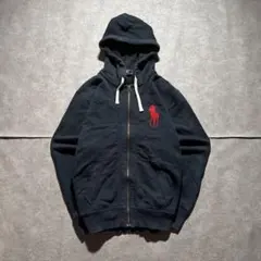 90s Polo by Ralph Lauren ビッグポニー ジップパーカー