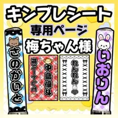 梅ちゃん様　2枚/速達　キンブレシート