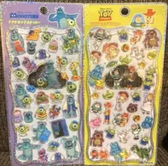 モンスターズインク、トイストーリー プチドロップステッカー