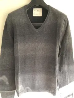 美品　BANANA REPUBLIC ダークグレー Inside Outシャツ