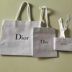 Dior ショップ袋 3点セット - メルカリ