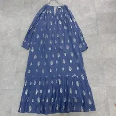 未使用級ꕥヌキテパ コットンストライプカシュクールワンピース 羽織 定番 洗える ne Quittez pas - 美品♪ヌキテパ ストライプ柄 カシュクール