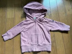 b.riom standard フード付きパーカー 80 ピンク