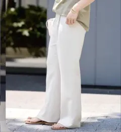 ハウスオブロータス プリーツパンツ シルバー size M - メルカリ