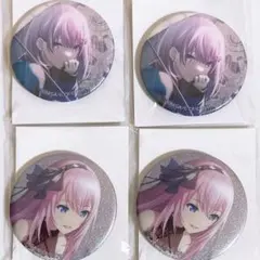 プロジェクトセカイ 巡音ルカ グリッター缶バッジ キティ