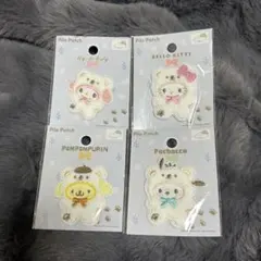 サンリオ 刺繍 ステッカー 4個セット