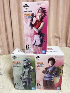 ナルト 一番くじ B賞サクラ C賞カカシ D賞我愛羅 masterrise - メルカリ